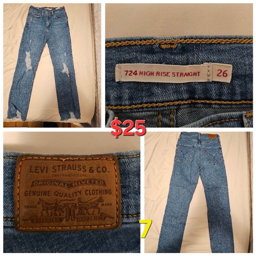 Women's Jeans (Levi's/Hollister/A&F/American Eagle/Carly Jean) - Picture 5 of 10